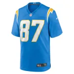 Men's Los Angeles Chargers Simi Fehoko Powder Blue Game Jersey