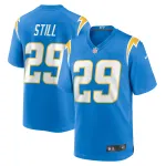 Men's Los Angeles Chargers Tarheeb Still Powder Blue Team Game Jersey