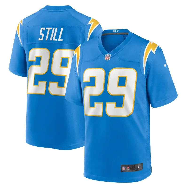 Men's Los Angeles Chargers Tarheeb Still Powder Blue Team Game Jersey