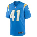 Men's Los Angeles Chargers Thomas Harper Powder Blue Team Game Jersey