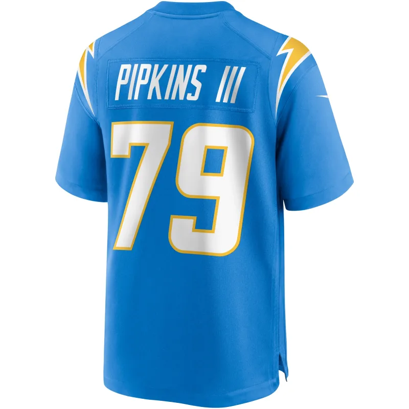 Men's Los Angeles Chargers Trey Pipkins III Powder Blue Game Jersey