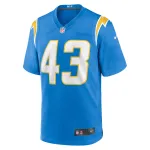Men's Los Angeles Chargers Troy Dye Powder Blue Game Jersey