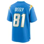 Men's Los Angeles Chargers Will Dissly Powder Blue Game Jersey