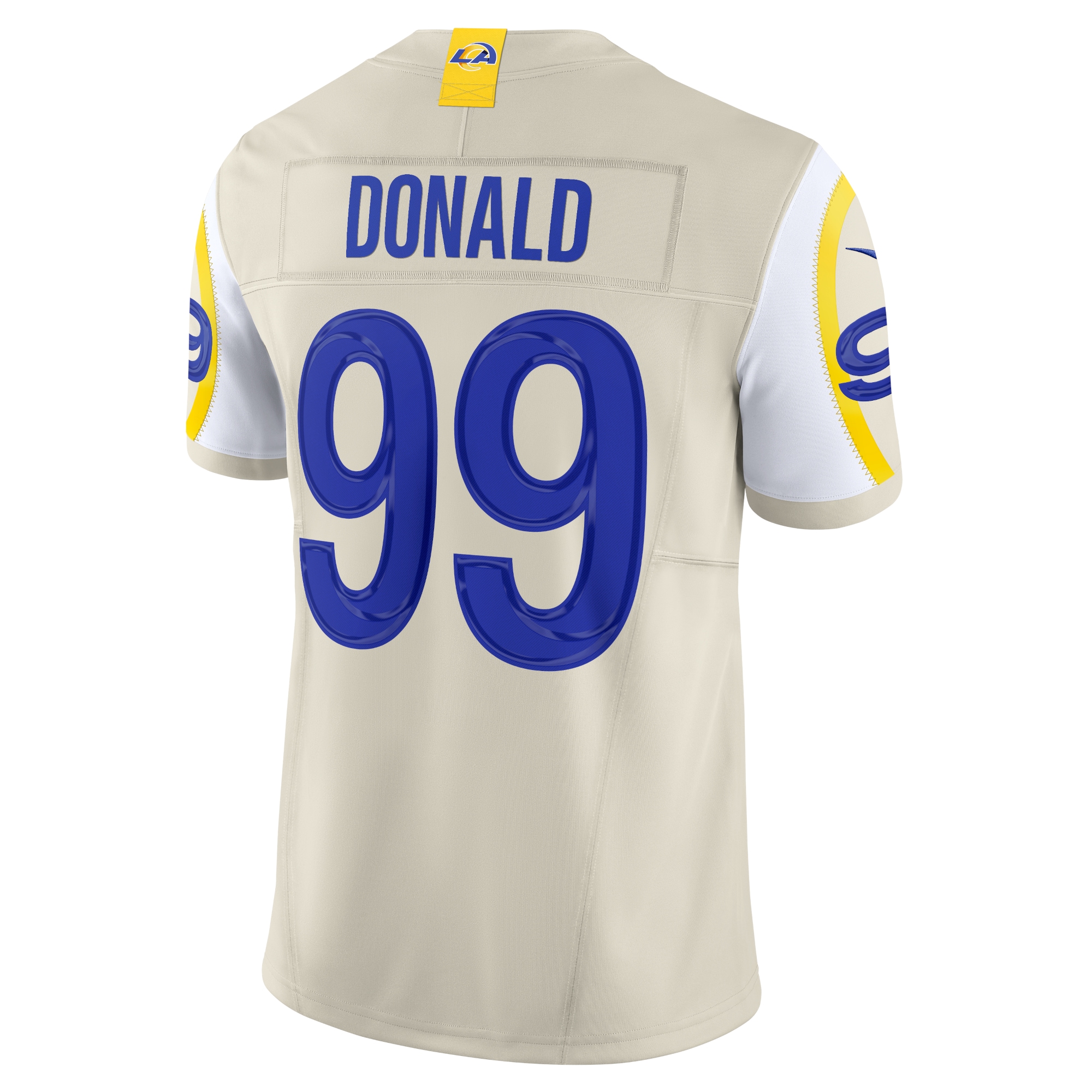 Men's Los Angeles Rams Aaron Donald Bone Alternate Vapor F.U.S.E. Limited Jersey
