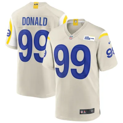 Men's Los Angeles Rams Aaron Donald Bone Game Jersey 01