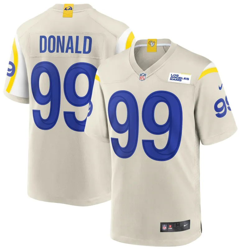 Men's Los Angeles Rams Aaron Donald Bone Player Game Jersey