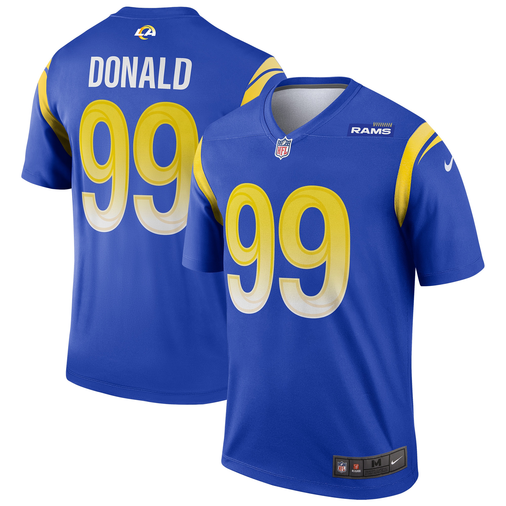 Men's Los Angeles Rams Aaron Donald Royal Legend Jersey