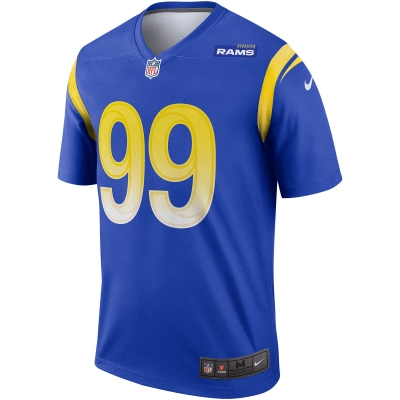 Men's Los Angeles Rams Aaron Donald Royal Legend Jersey 02