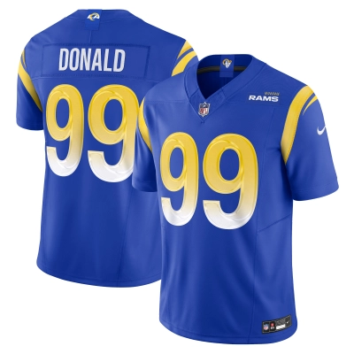 Men's Los Angeles Rams Aaron Donald Royal Vapor F.U.S.E. Limited Jersey 01