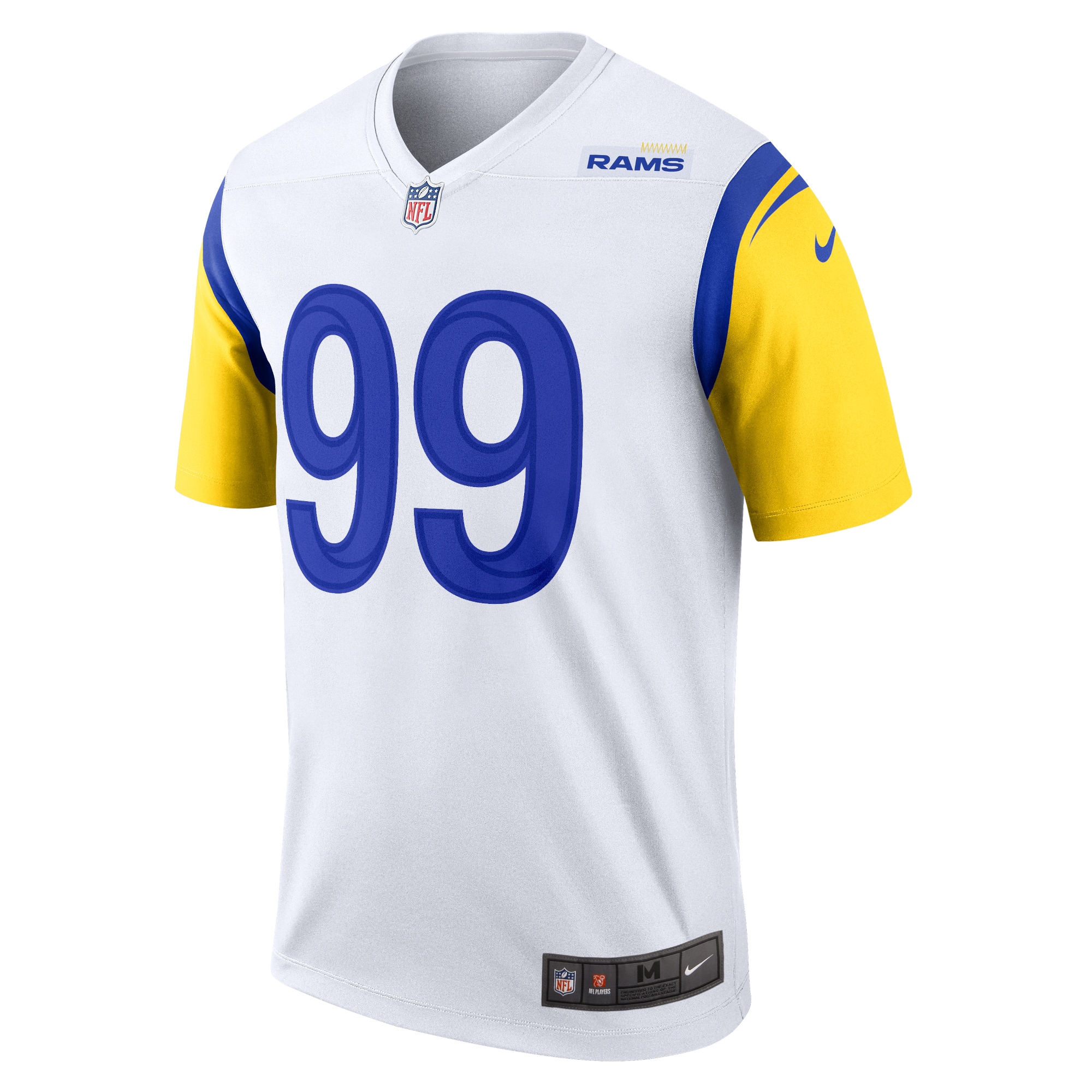 Men's Los Angeles Rams Aaron Donald White Legend Jersey