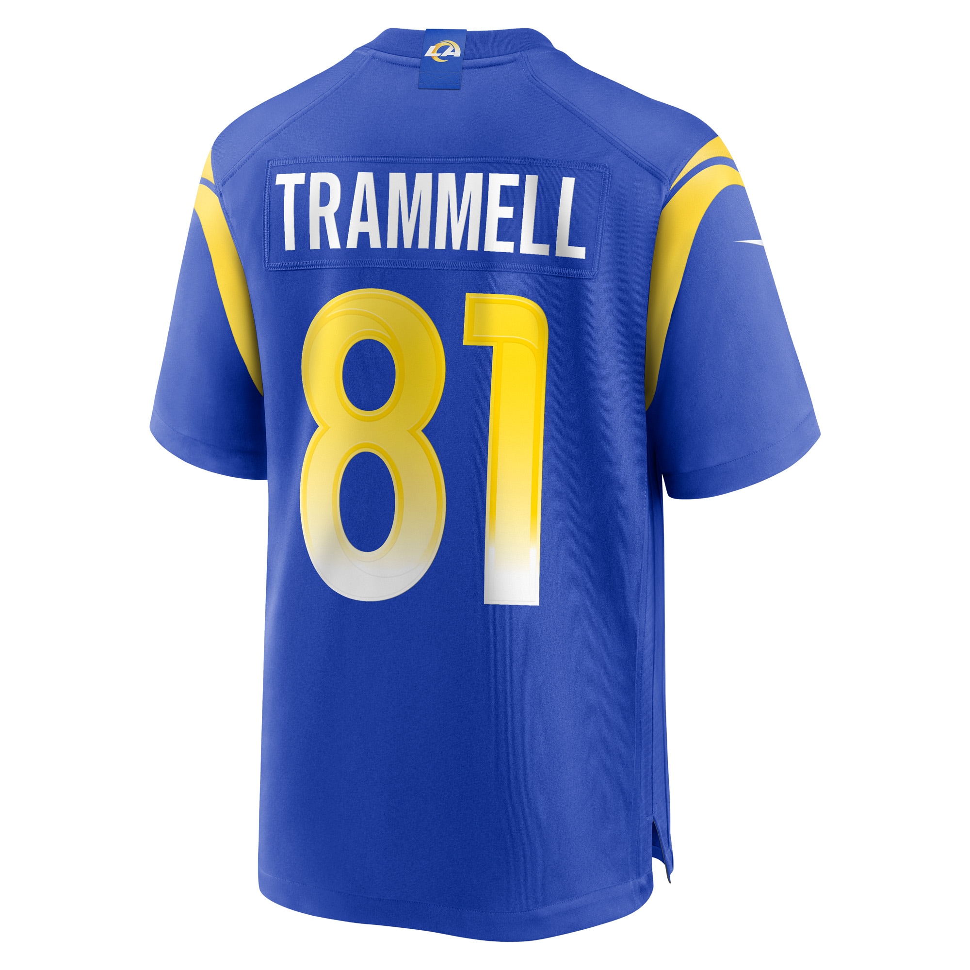 Men's Los Angeles Rams Austin Trammell Royal Game Player Jersey