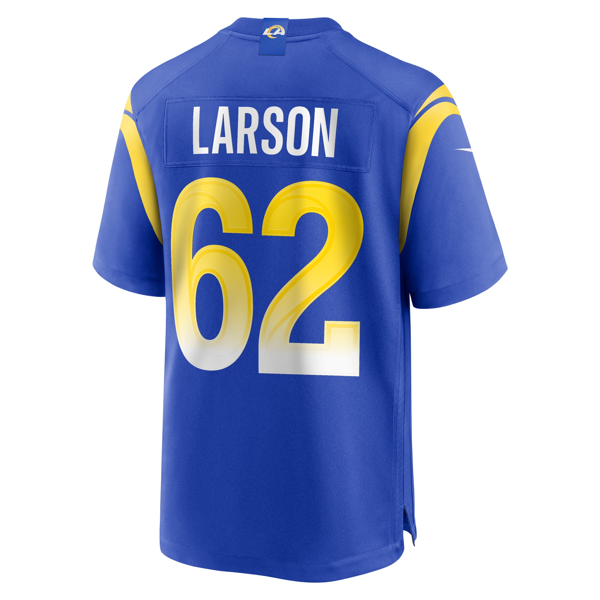 Men's Los Angeles Rams Blake Larson  Royal Game Jersey