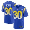 Men's Los Angeles Rams Boston Scott  Royal Game Jersey