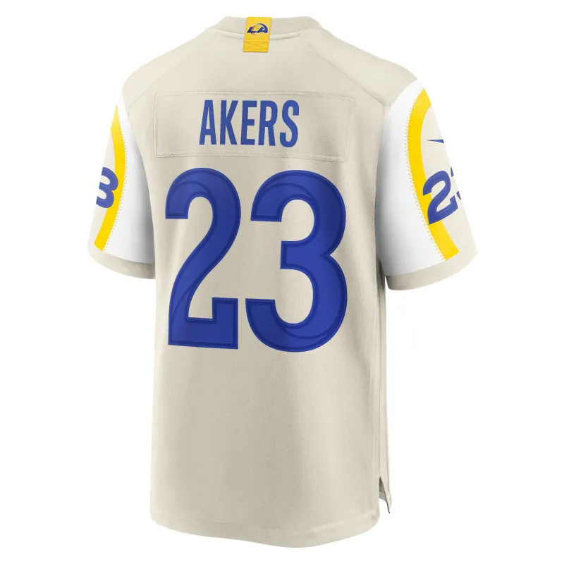 Men's Los Angeles Rams Cam Akers Bone Game Jersey