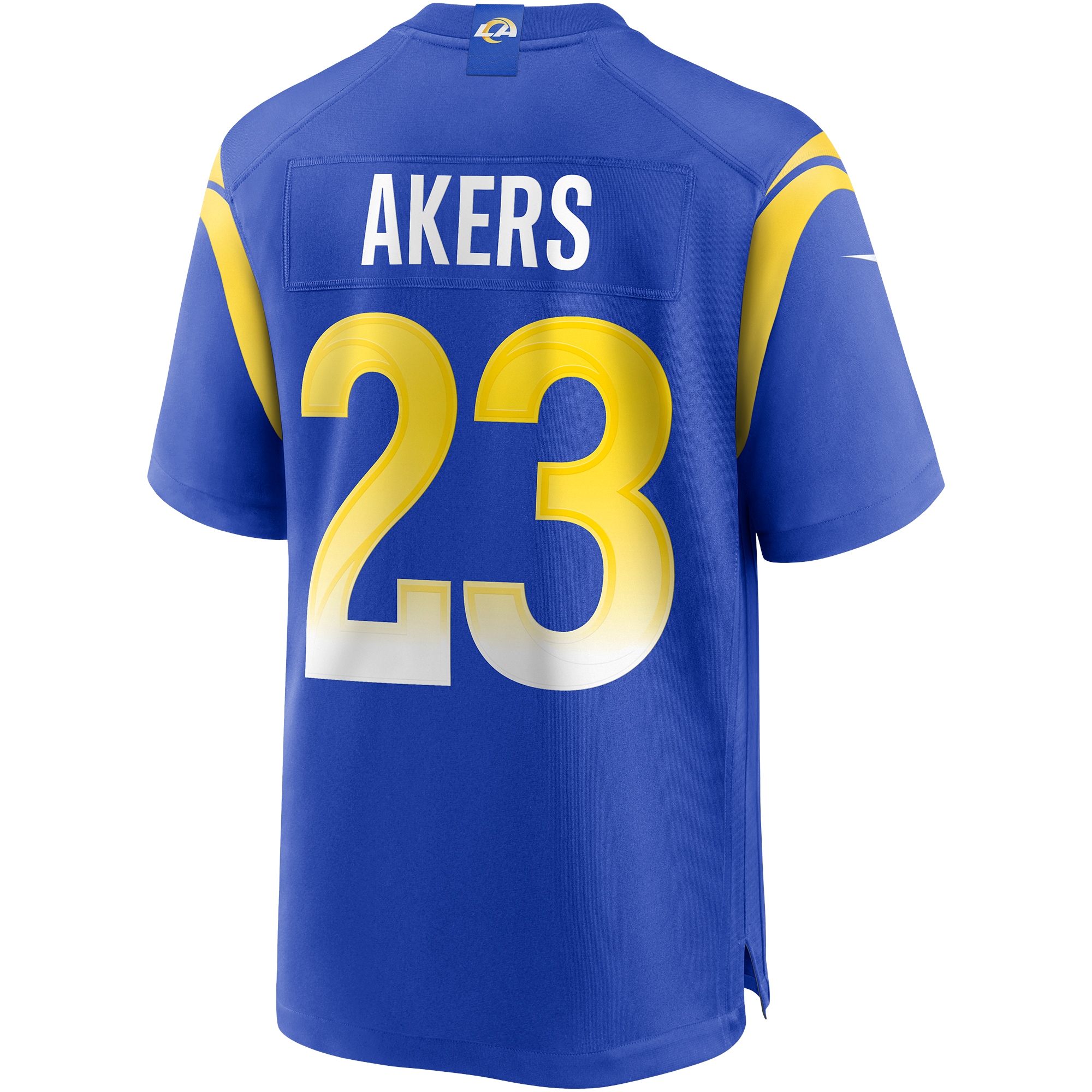 Men's Los Angeles Rams Cam Akers Royal Game Player Jersey