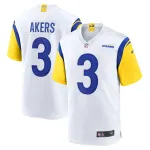 Men's Los Angeles Rams Cam Akers White Game Jersey
