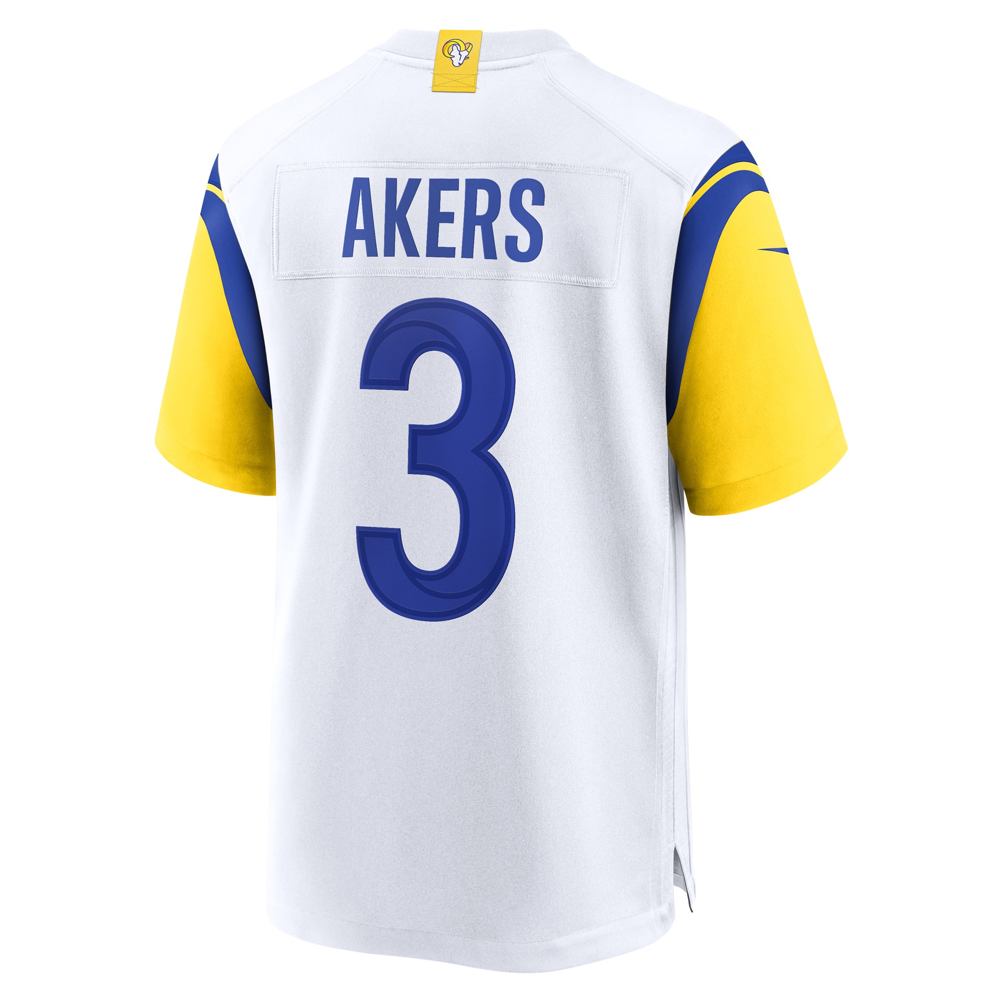 Men's Los Angeles Rams Cam Akers White Game Jersey