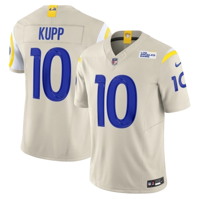 Men's Los Angeles Rams Cooper Kupp Bone Alternate Vapor F.U.S.E. Limited Jersey 01