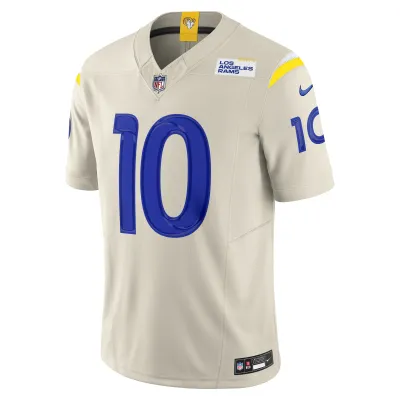Men's Los Angeles Rams Cooper Kupp Bone Alternate Vapor F.U.S.E. Limited Jersey 02