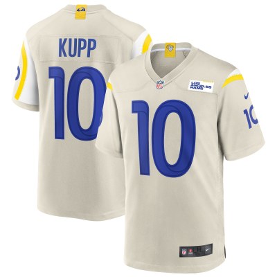 Men's Los Angeles Rams Cooper Kupp Bone Game Jersey 01