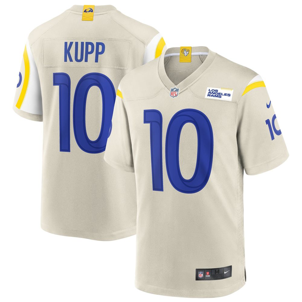 Men's Los Angeles Rams Cooper Kupp Bone Player Game Jersey