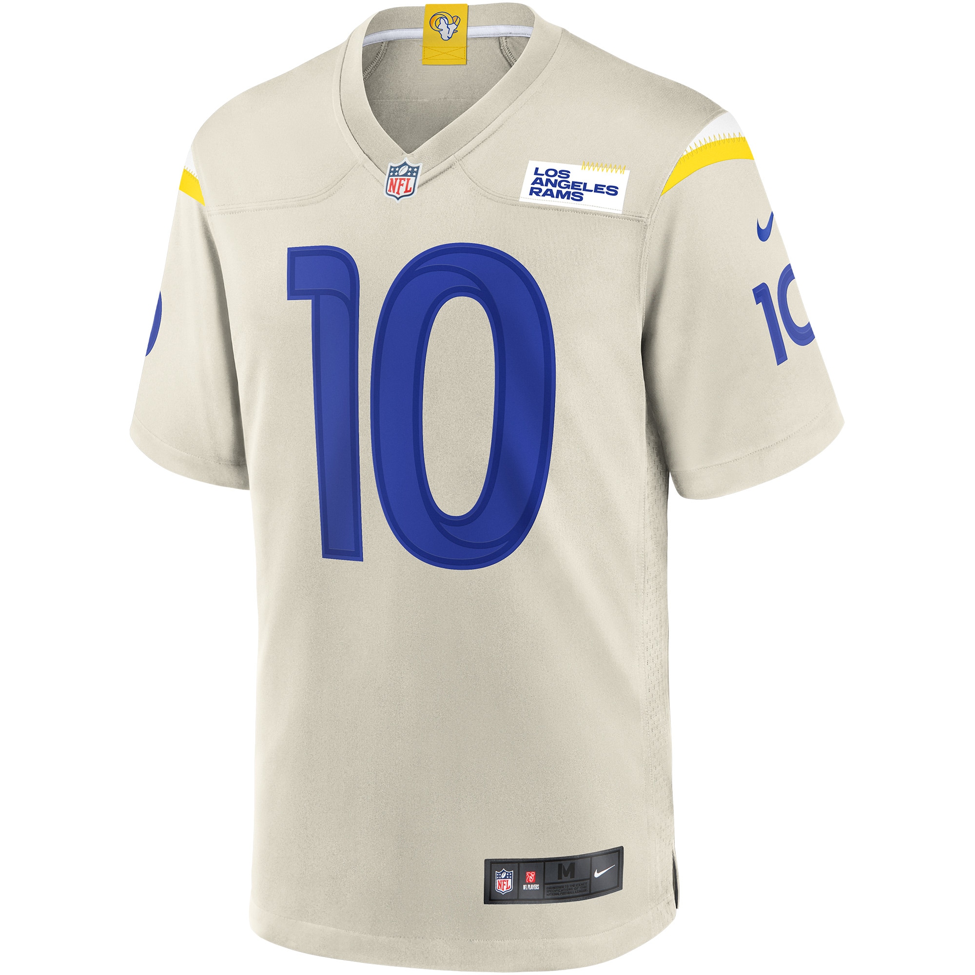 Men's Los Angeles Rams Cooper Kupp Bone Player Game Jersey