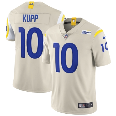 Men's Los Angeles Rams Cooper Kupp Bone Vapor Limited Jersey 01