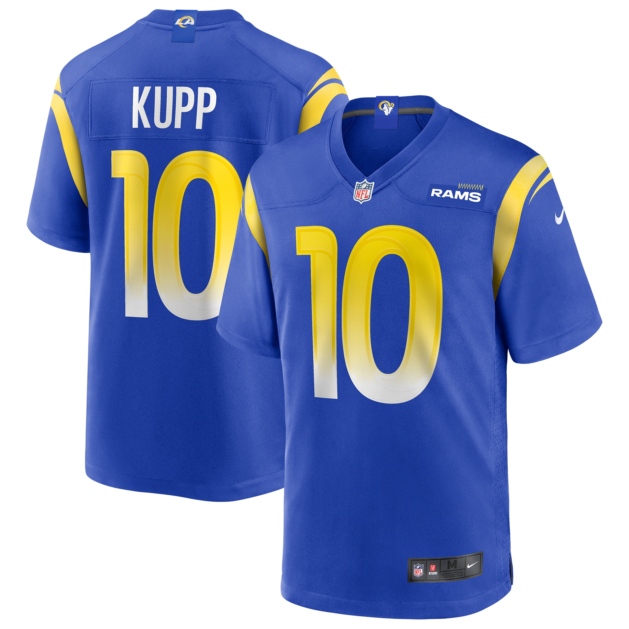 Men's Los Angeles Rams Cooper Kupp Royal Game Player Jersey