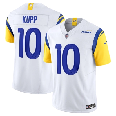 Men's Los Angeles Rams Cooper Kupp White Vapor F.U.S.E. Limited Jersey 01