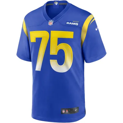 Men's Los Angeles Rams Deacon Jones Royal Game Retired Player Jersey 02