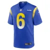 Men's Los Angeles Rams Drake Stoops  Royal Game Jersey
