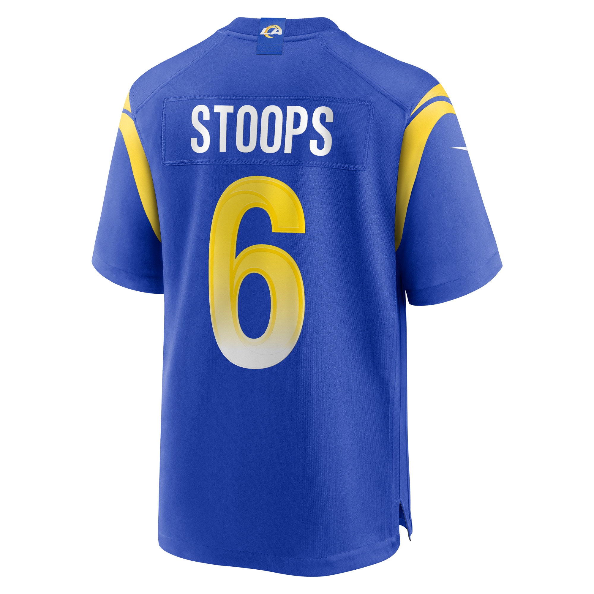 Men's Los Angeles Rams Drake Stoops  Royal Game Jersey