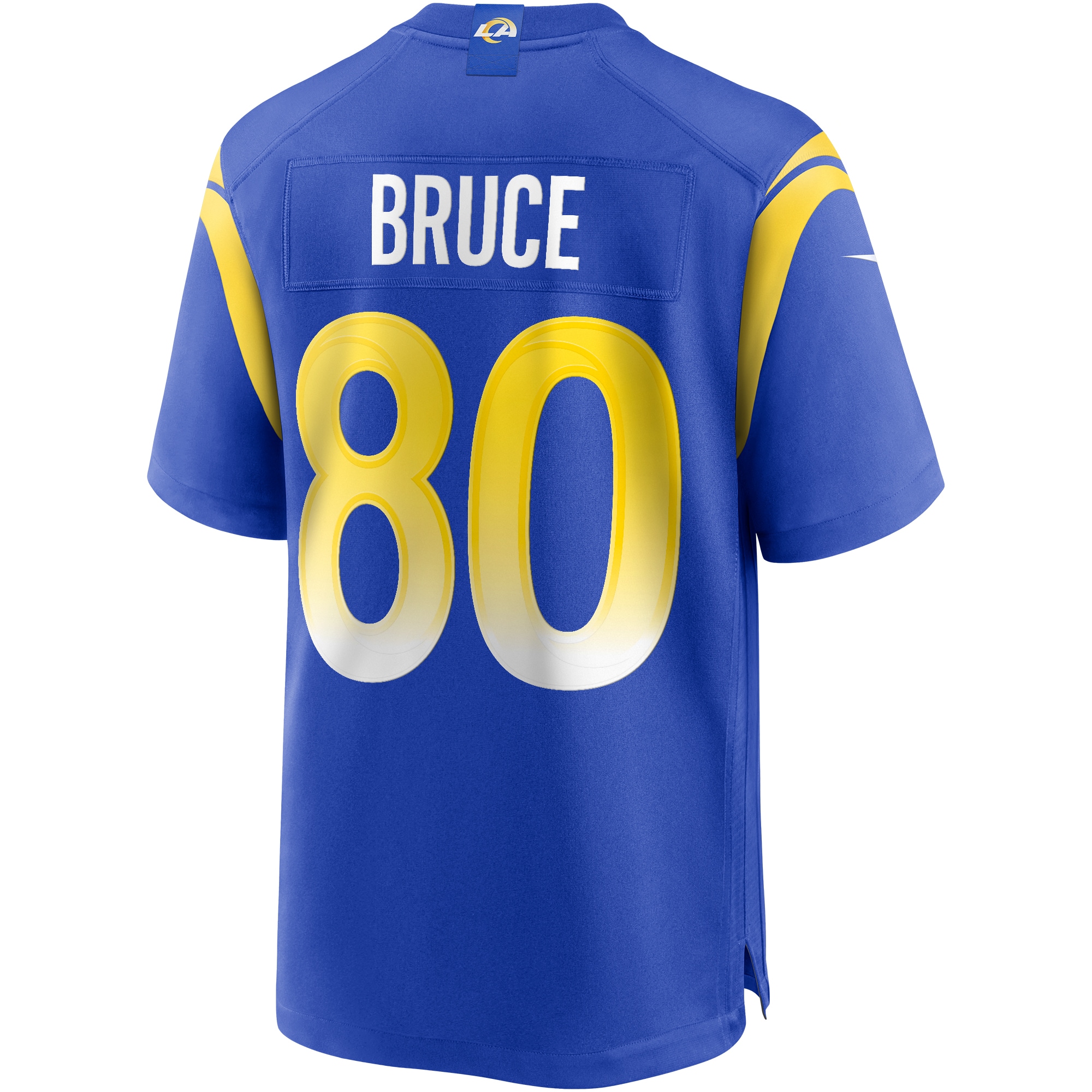 Men's Los Angeles Rams Isaac Bruce Royal Game Retired Player Jersey