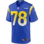Men's Los Angeles Rams Jackie Slater Royal Game Retired Player Jersey