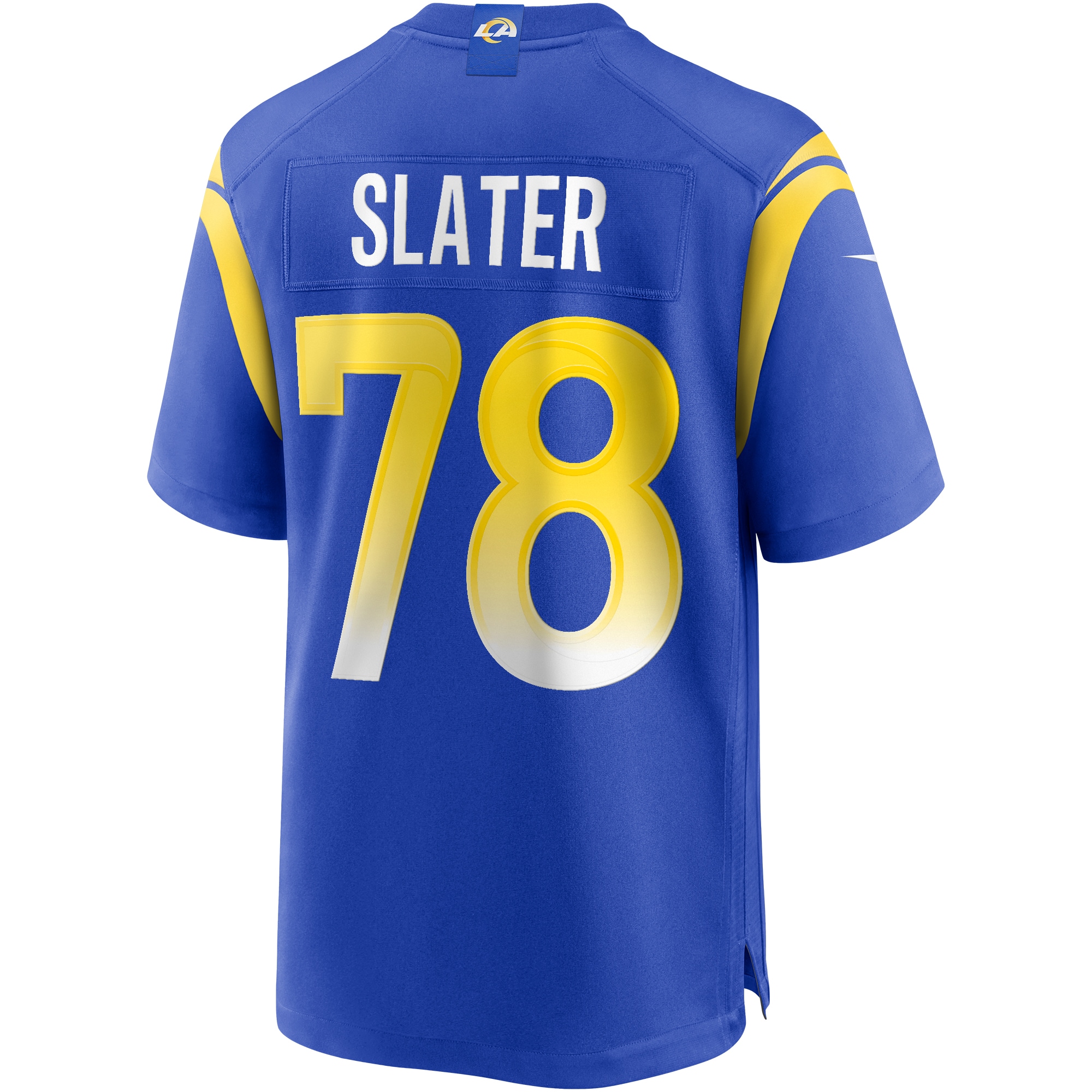 Men's Los Angeles Rams Jackie Slater Royal Game Retired Player Jersey