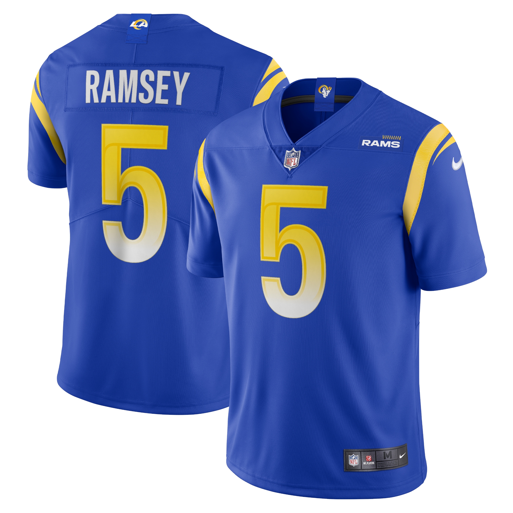 Men's Los Angeles Rams Jalen Ramsey Royal Team Vapor Limited Jersey