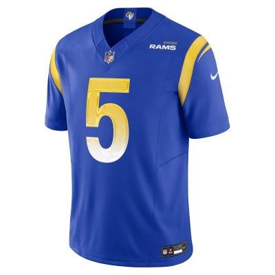 Men's Los Angeles Rams Jalen Ramsey Royal Vapor F.U.S.E. Limited Jersey 02
