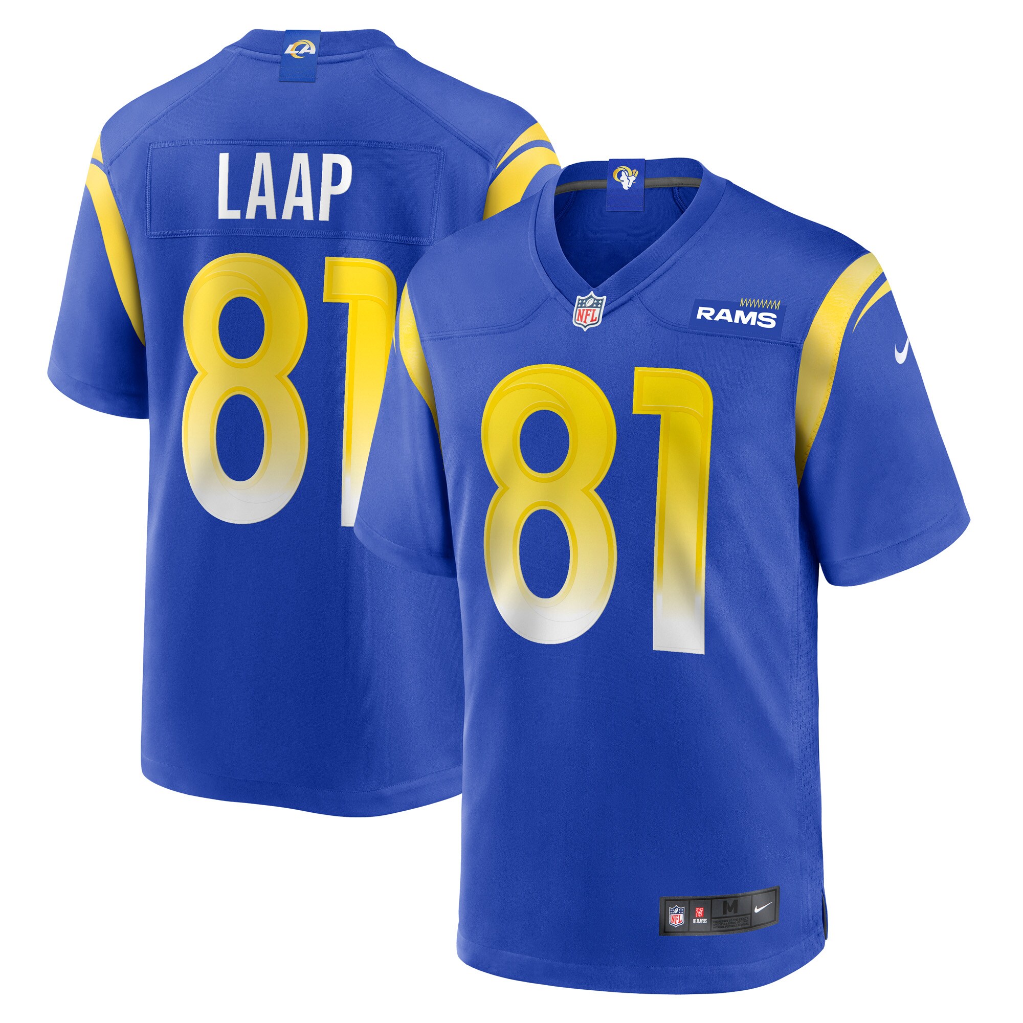 Men's Los Angeles Rams JJ Laap  Royal Game Jersey