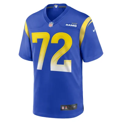 Men's Los Angeles Rams Jonah Jackson  Royal Game Jersey 02
