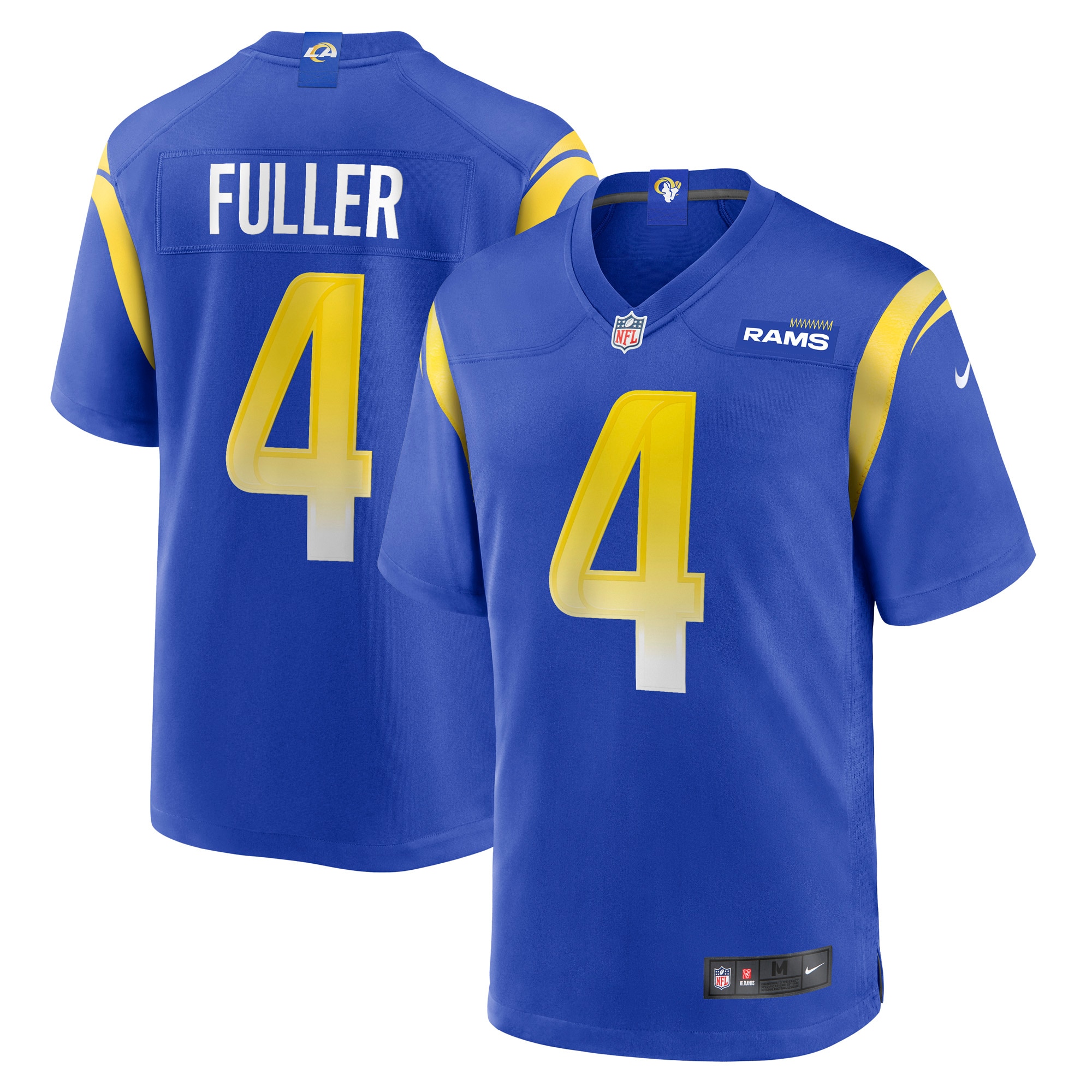 Men's Los Angeles Rams Jordan Fuller Royal Game Player Jersey