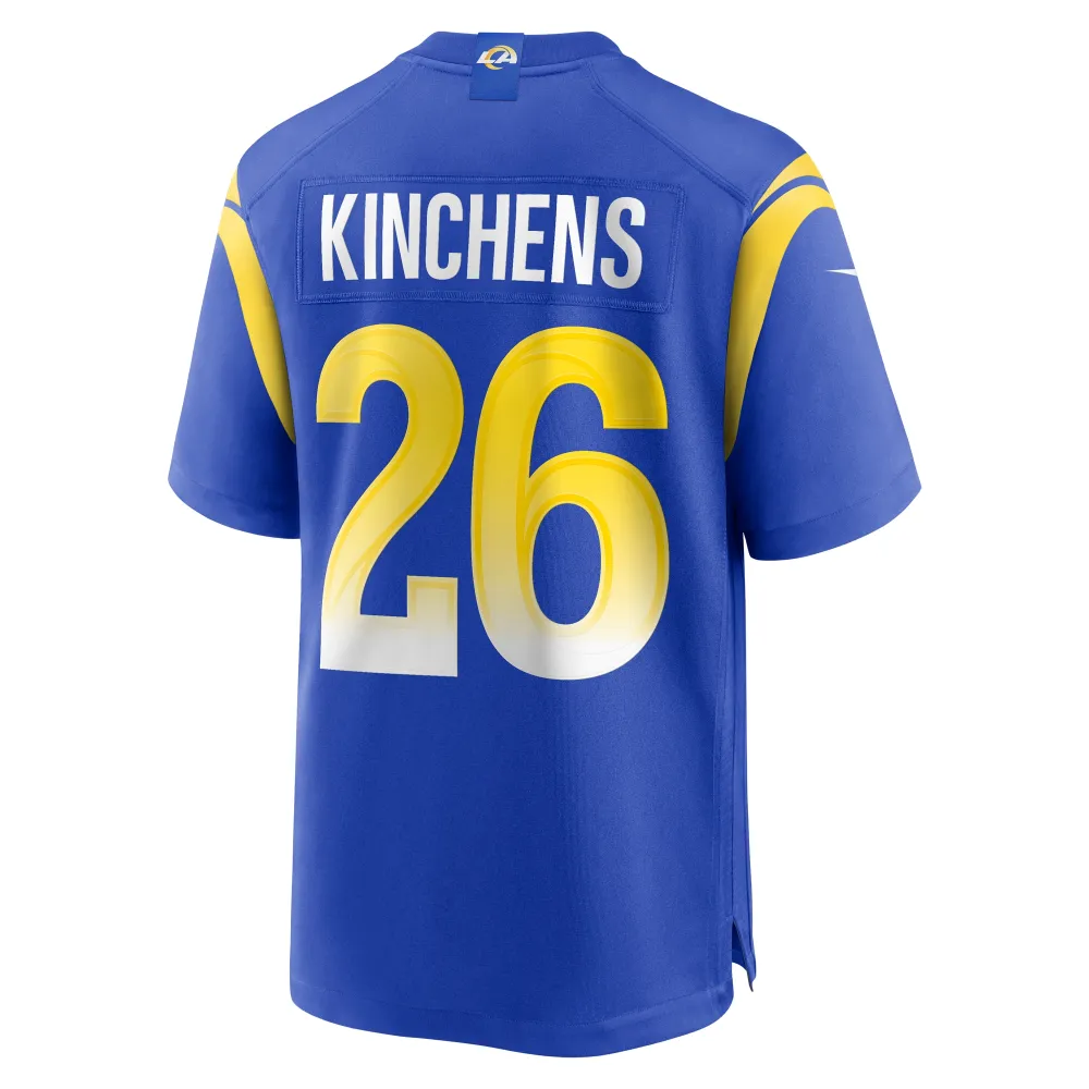 Men's Los Angeles Rams Kamren Kinchens  Royal Team Game Jersey