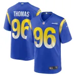 Men's Los Angeles Rams Keir Thomas Royal Game Player Jersey