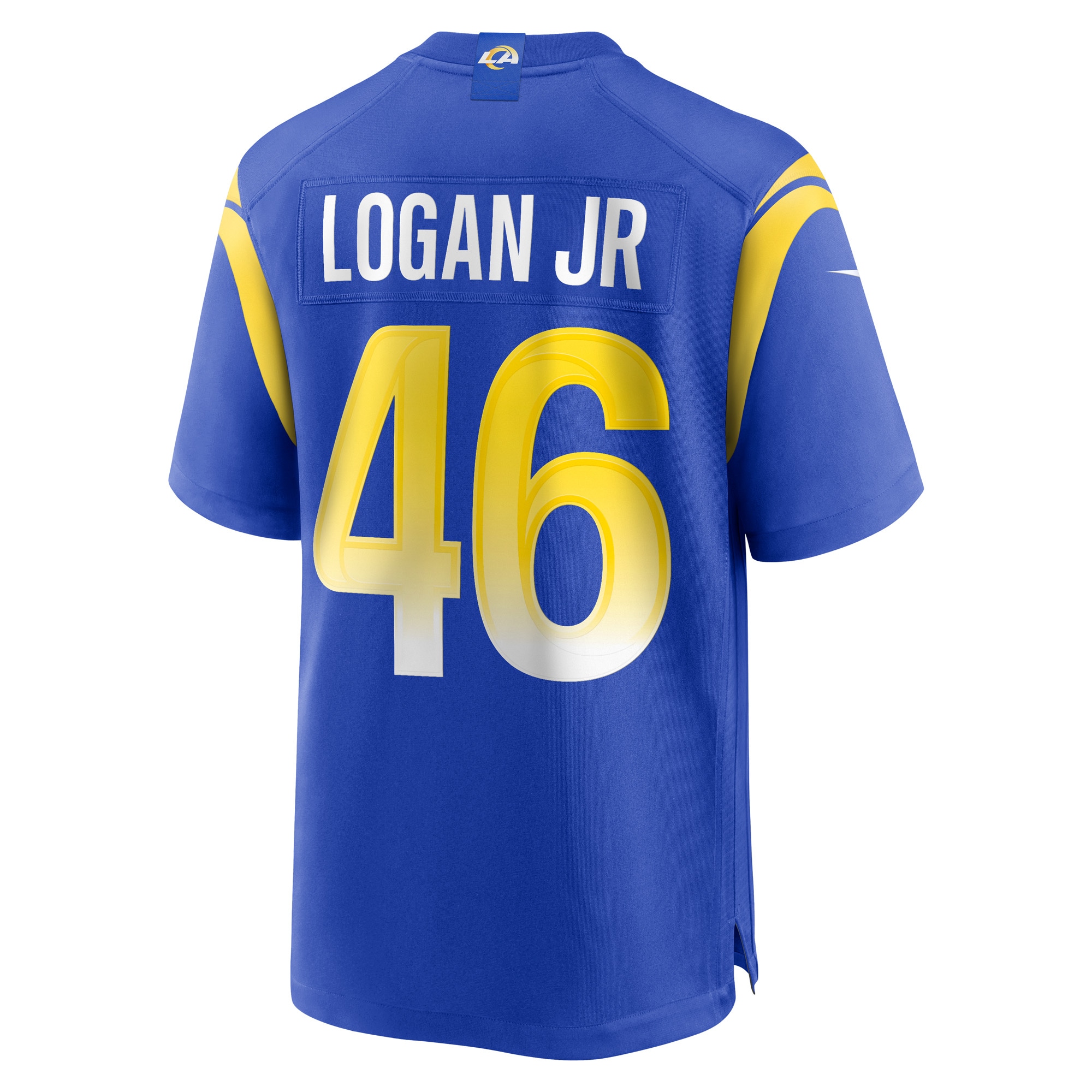 Men's Los Angeles Rams Kenny Logan Jr.  Royal Game Jersey