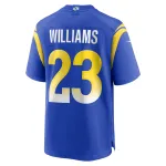 Men's Los Angeles Rams Kyren Williams Royal Game Player Jersey