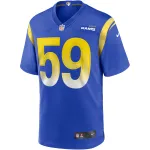 Men's Los Angeles Rams London Fletcher Royal Game Retired Player Jersey
