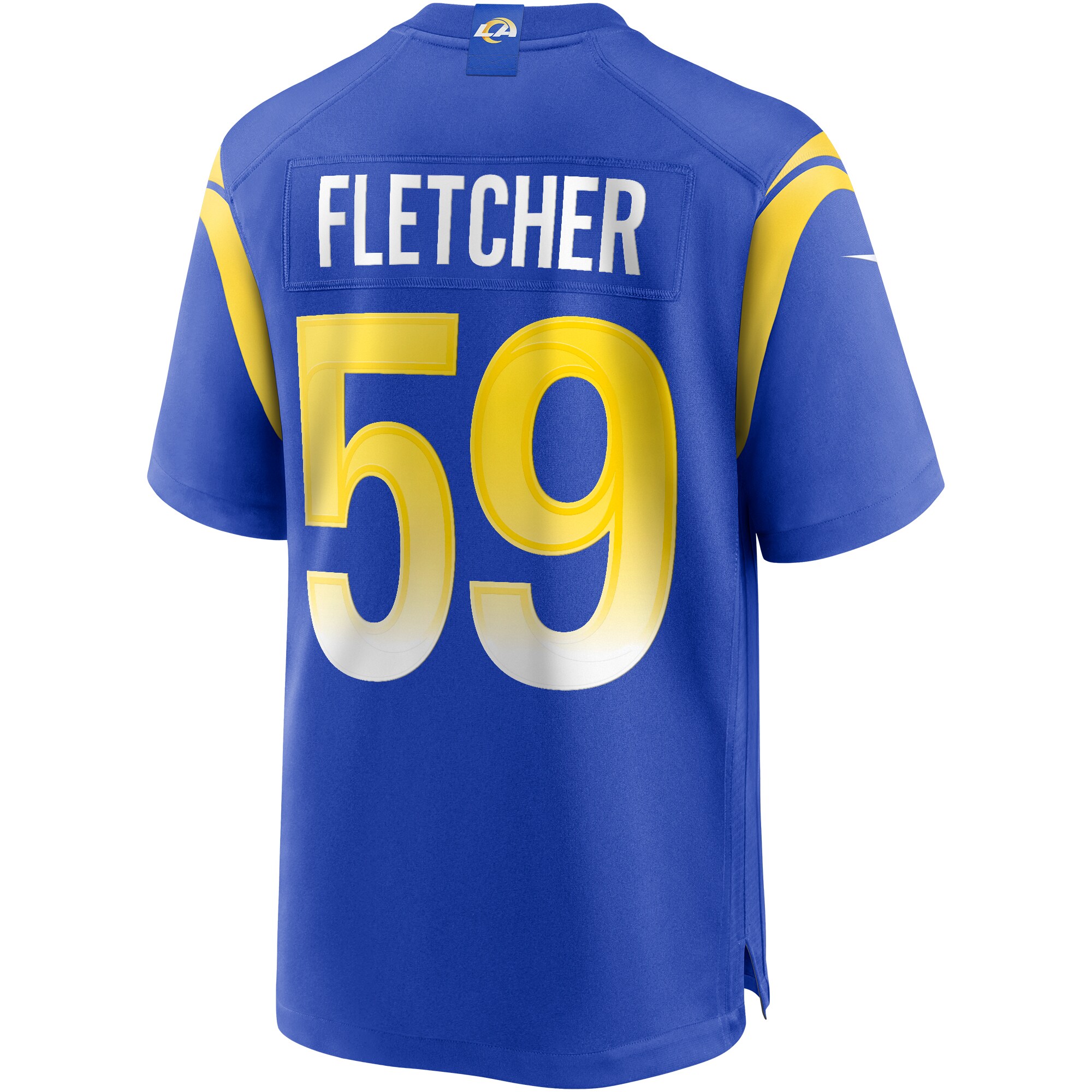Men's Los Angeles Rams London Fletcher Royal Game Retired Player Jersey