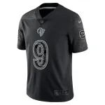 Men's Los Angeles Rams Matthew Stafford Black RFLCTV Limited Jersey