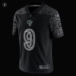 Men's Los Angeles Rams Matthew Stafford Black RFLCTV Limited Jersey