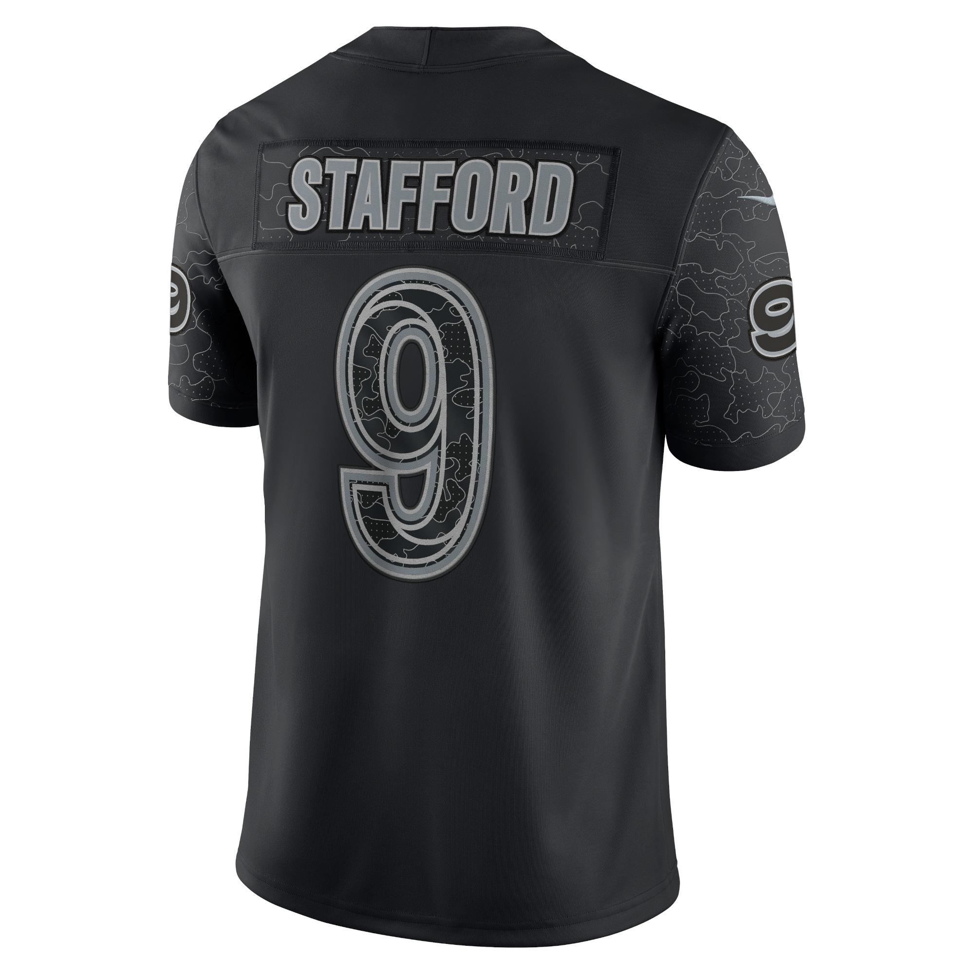 Men's Los Angeles Rams Matthew Stafford Black RFLCTV Limited Jersey
