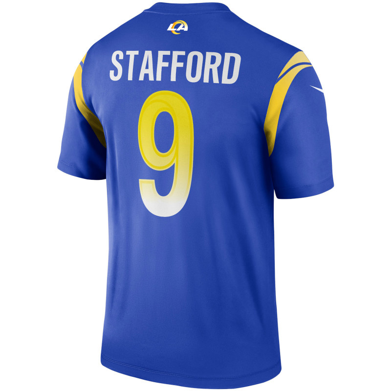 Men's Los Angeles Rams Matthew Stafford Royal Legend Jersey